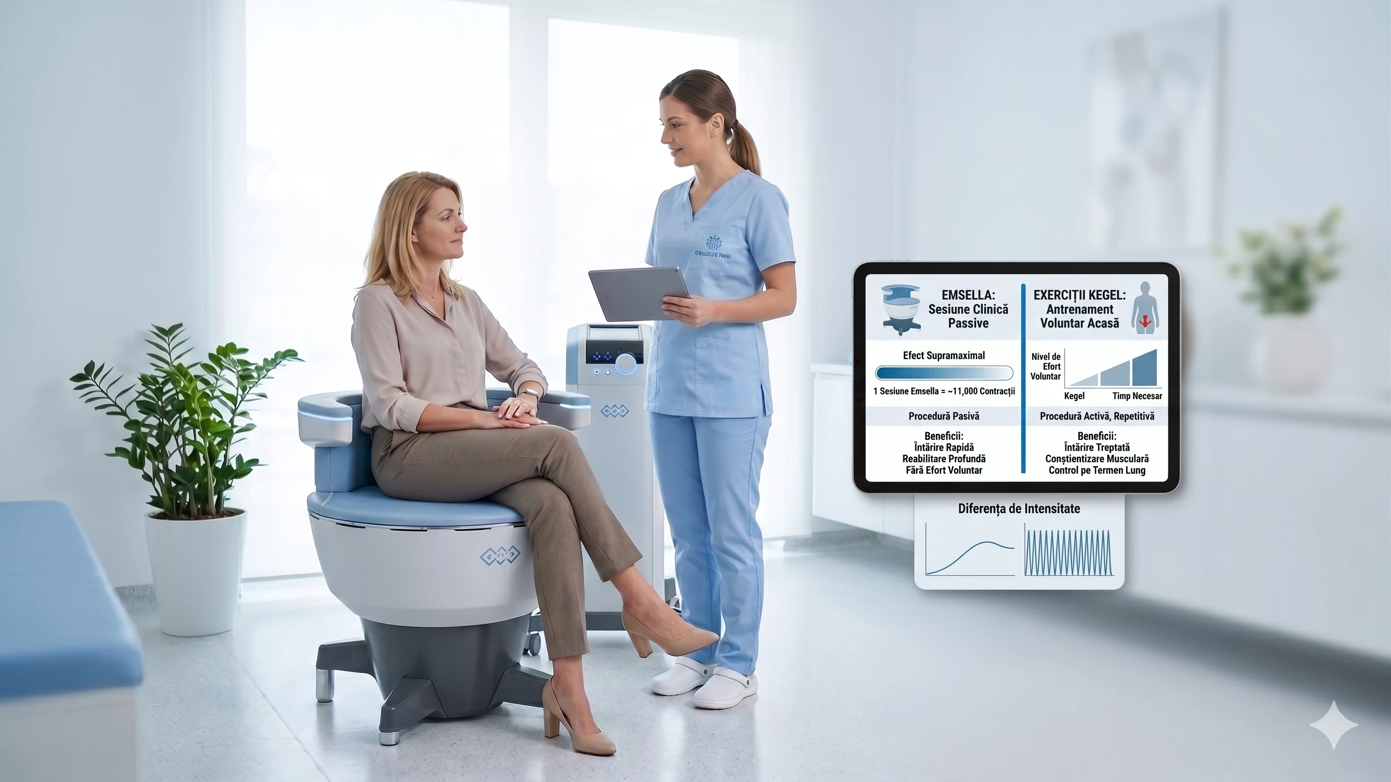 Emsella sau exerciții Kegel: care este diferența