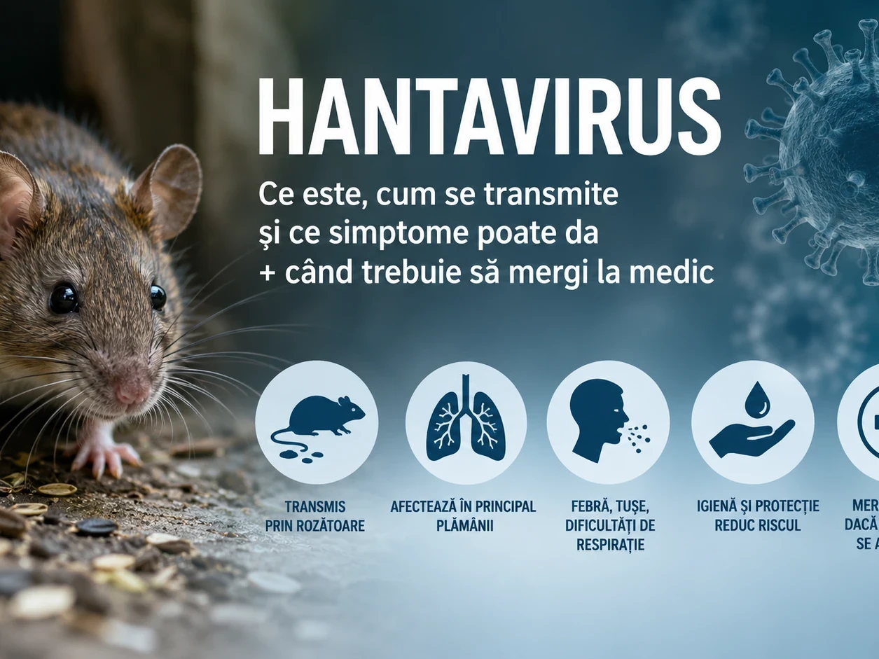 Hantavirusul, explicat pe înțelesul tuturor: cum se transmite, ce simptome dă și când trebuie să mergi la medic