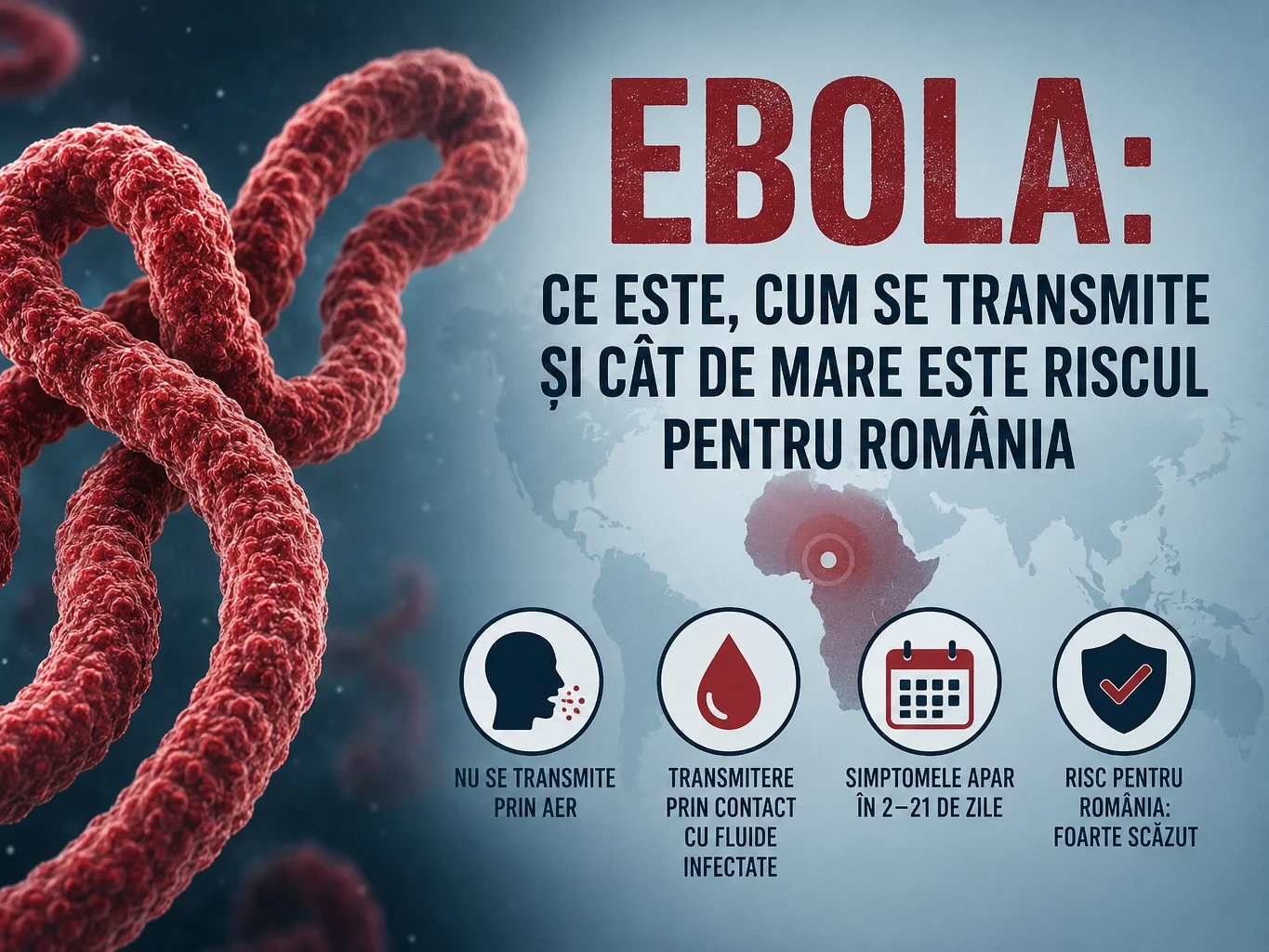 Ebola: ce este, cum se transmite și cât de mare este riscul pentru România