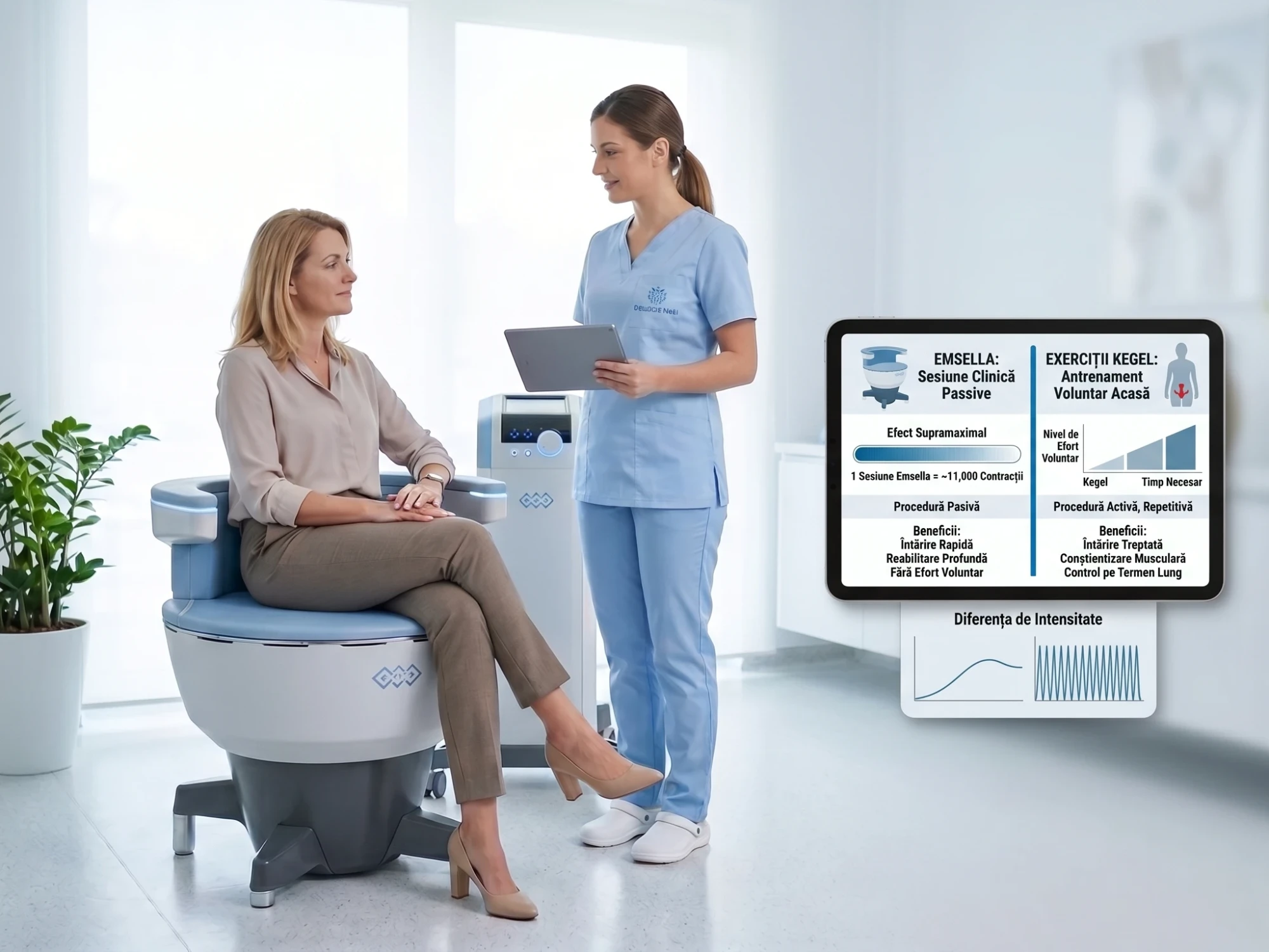 Emsella sau exerciții Kegel: care este diferența