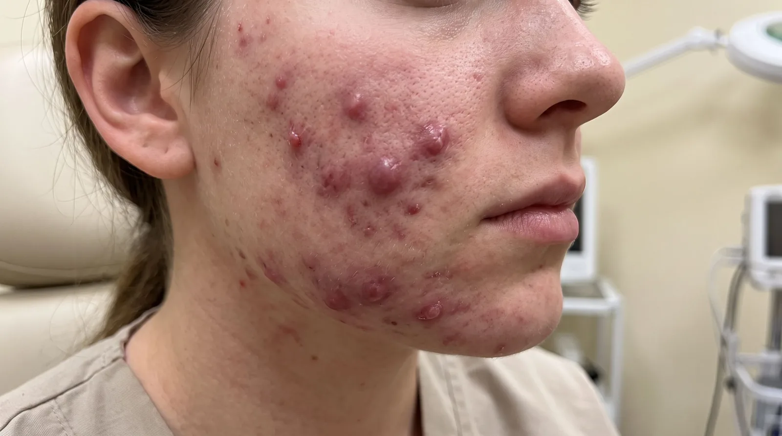 Acnee nodulară și cicatrici: când mergi la dermatolog