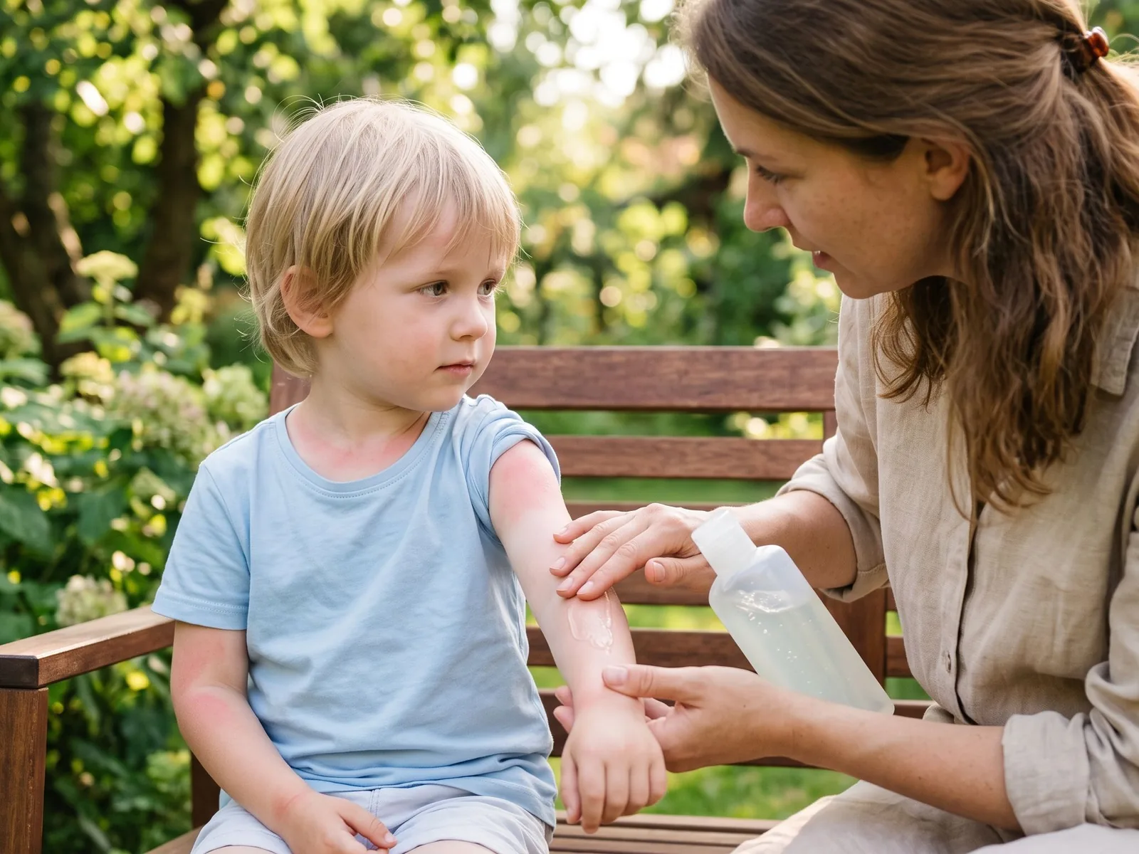 Arsuri solare la copii: ce faci acasă și când mergi la medic