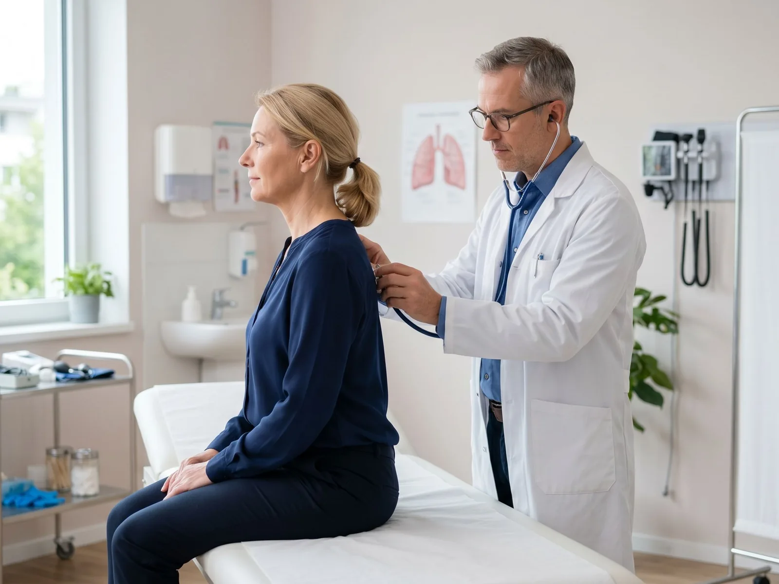 Ce se întâmplă la consultul pneumologic: simptome, evaluare, investigații și CAS