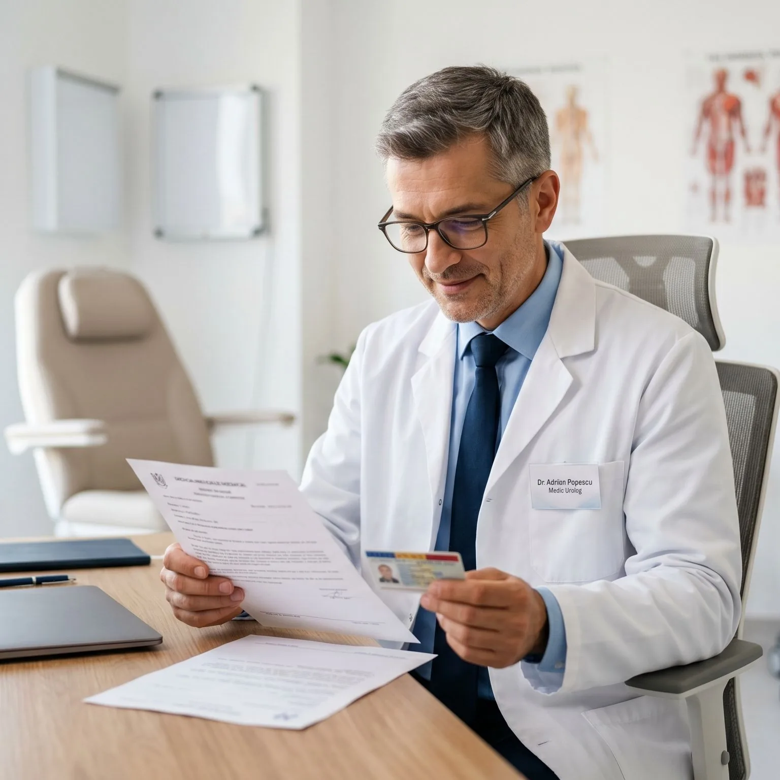 Consult urologic prin CAS: acte necesare, bilet de trimitere și programare în București