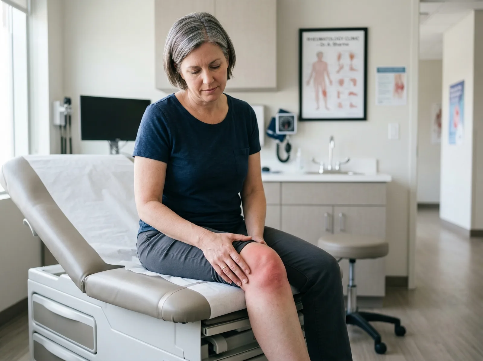 Durere de genunchi fără lovitură? Consult reumatologie CAS București