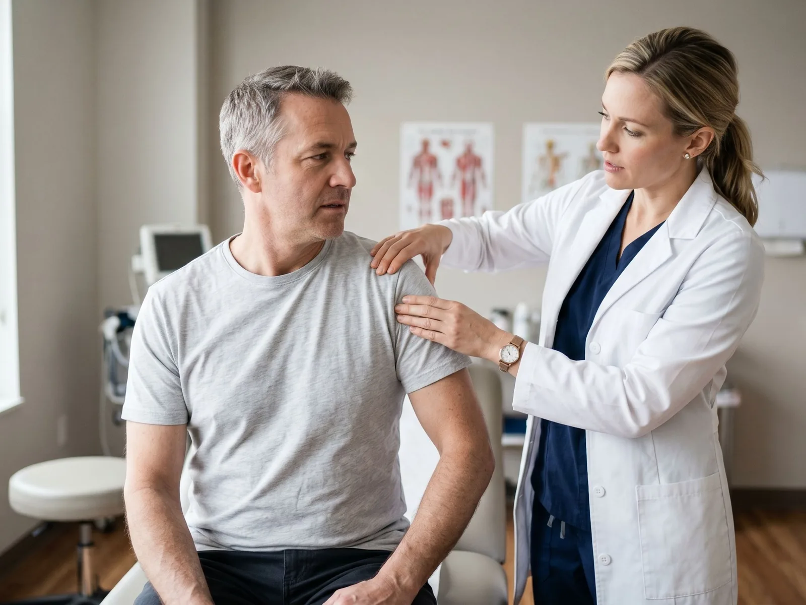 Durere de umăr: când mergi la ortoped, reumatolog sau recuperare medicală?