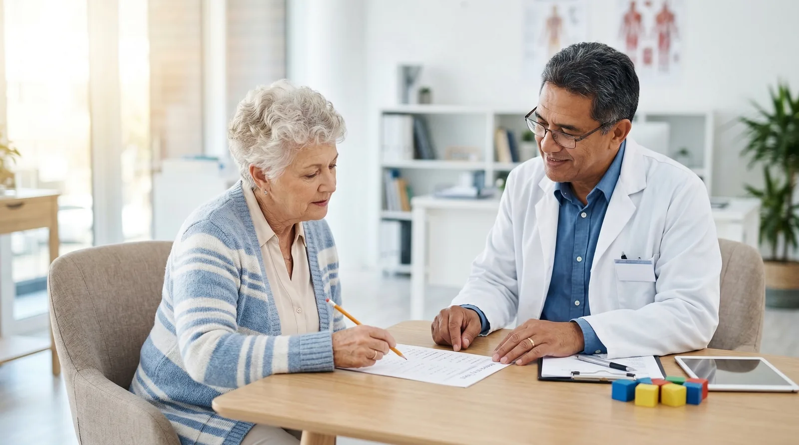 Evaluare memorie la vârstnici – test prin CAS Bucureșt