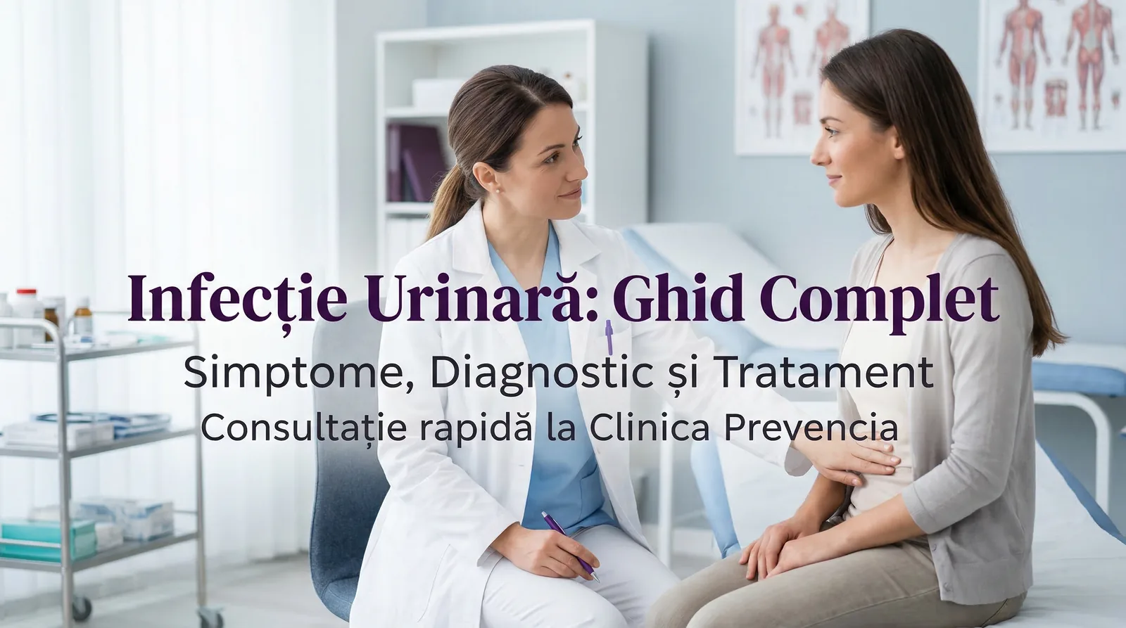 Infecție urinară – simptome, cauze și când trebuie să mergi la medic (consultație cu bilet de trimitere CAS)