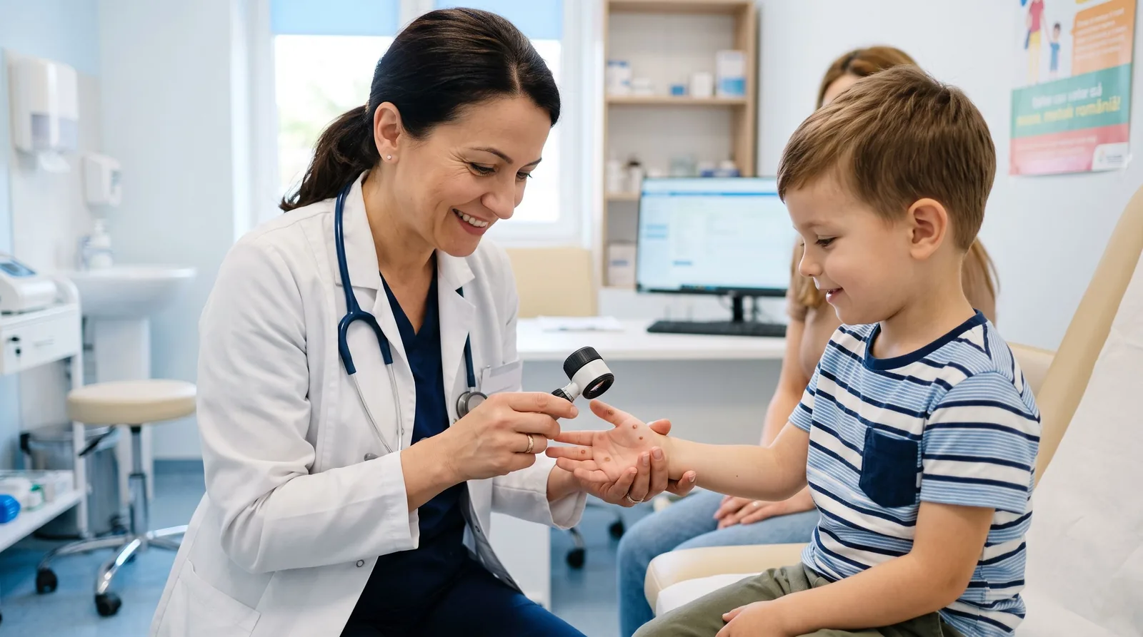 Negi la copii: tratament și consult dermatologic