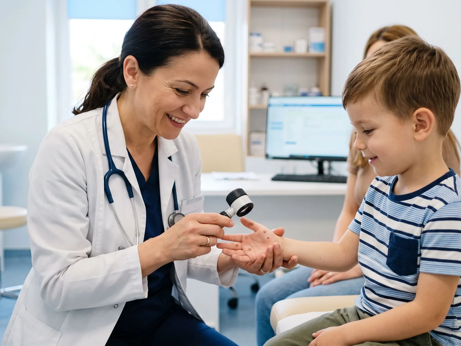 Negi la copii: tratament și consult dermatologic