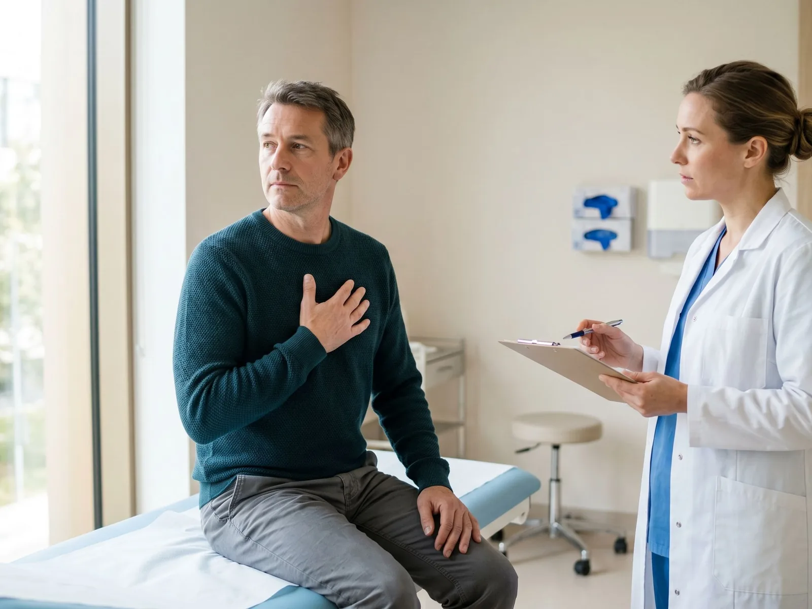 Pneumolog sau cardiolog: lipsă de aer, durere în piept și oboseală la efort