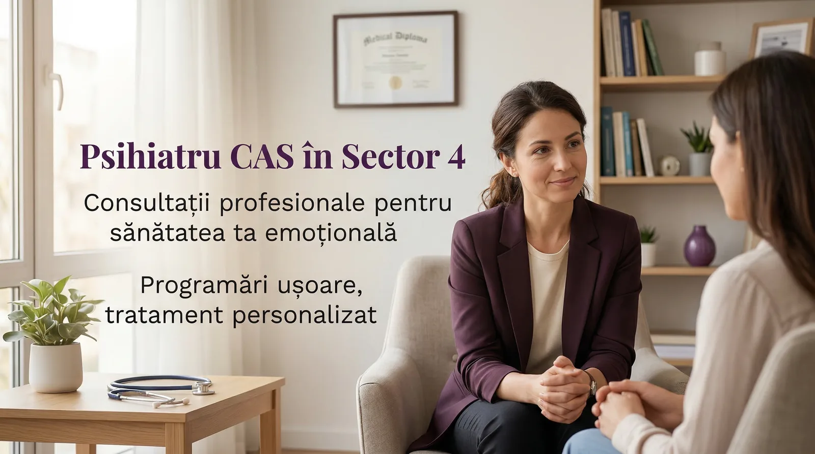 Psihiatru CAS Sector 4 București – Dr. Anca Dițu | Clinica Prevencia