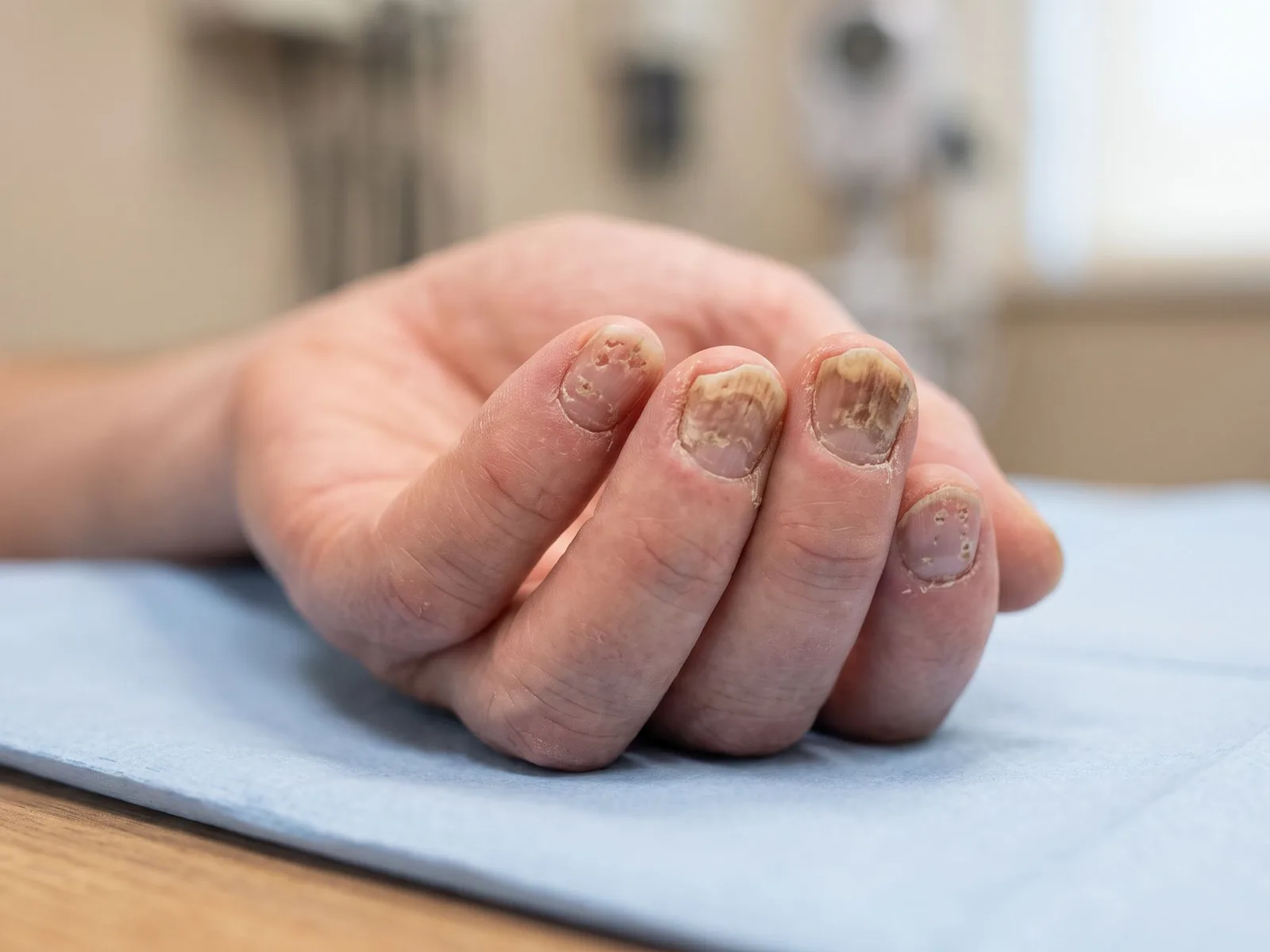 Psoriazis la unghii: semne și consult dermatologic