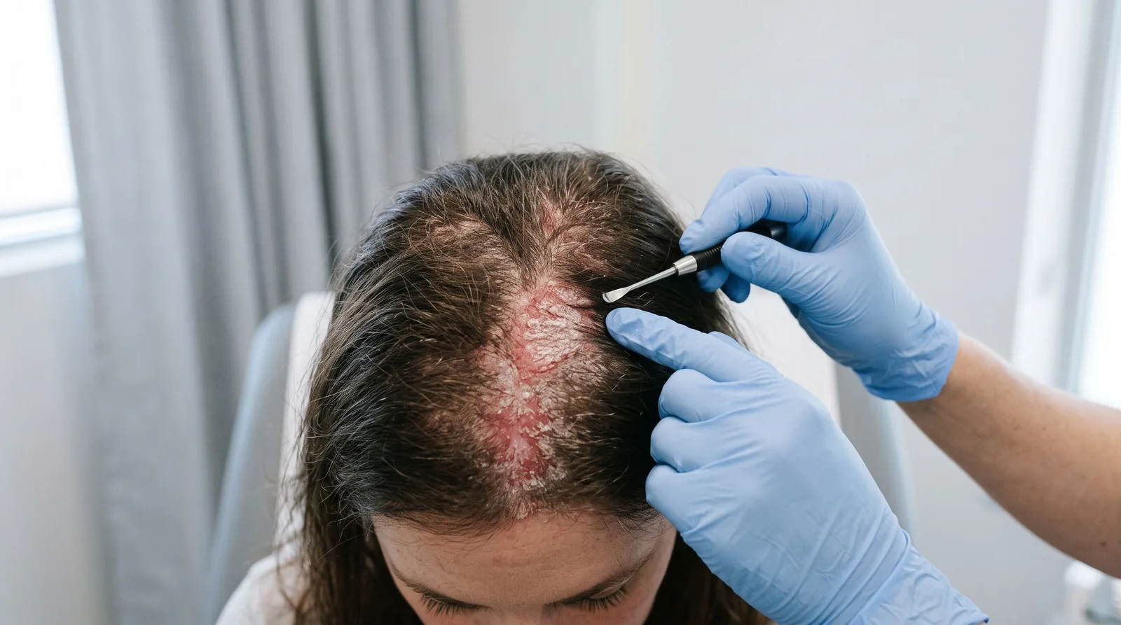 Psoriazis pe scalp sau mătreață: diferențe și consult