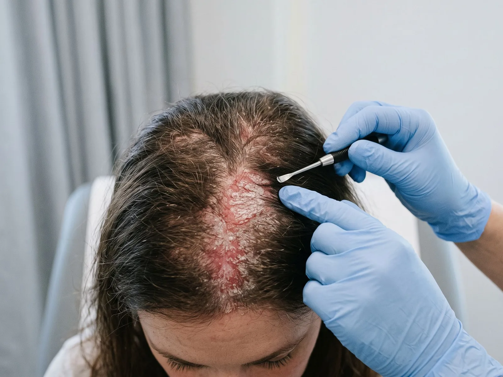 Psoriazis pe scalp sau mătreață: diferențe și consult