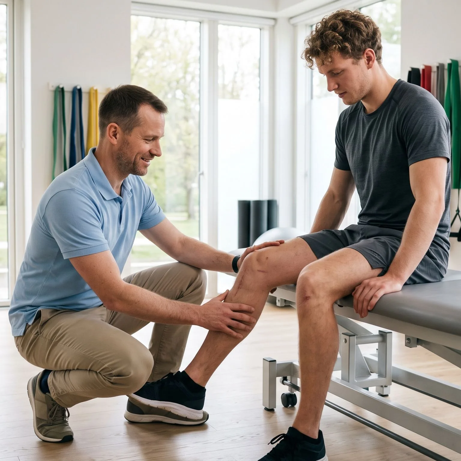 Recuperarea după reconstrucția ligamentului încrucișat anterior (LIA): kinetoterapie și revenirea la sport