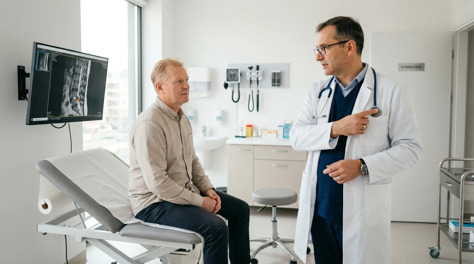 RMN coloană vertebrală gratuit prin CAS: cum obții bilet de trimitere și la ce medic mergi