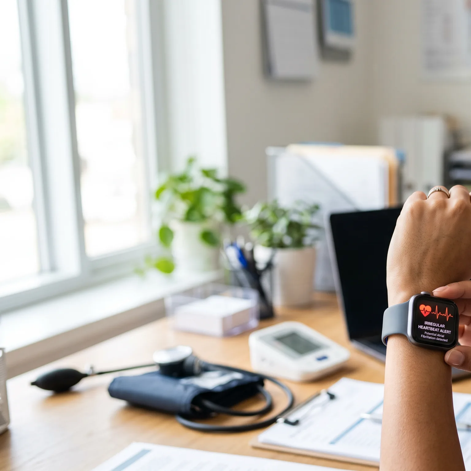 Smartwatch-ul semnalează ritm neregulat sau posibilă fibrilație atrială: ce faci